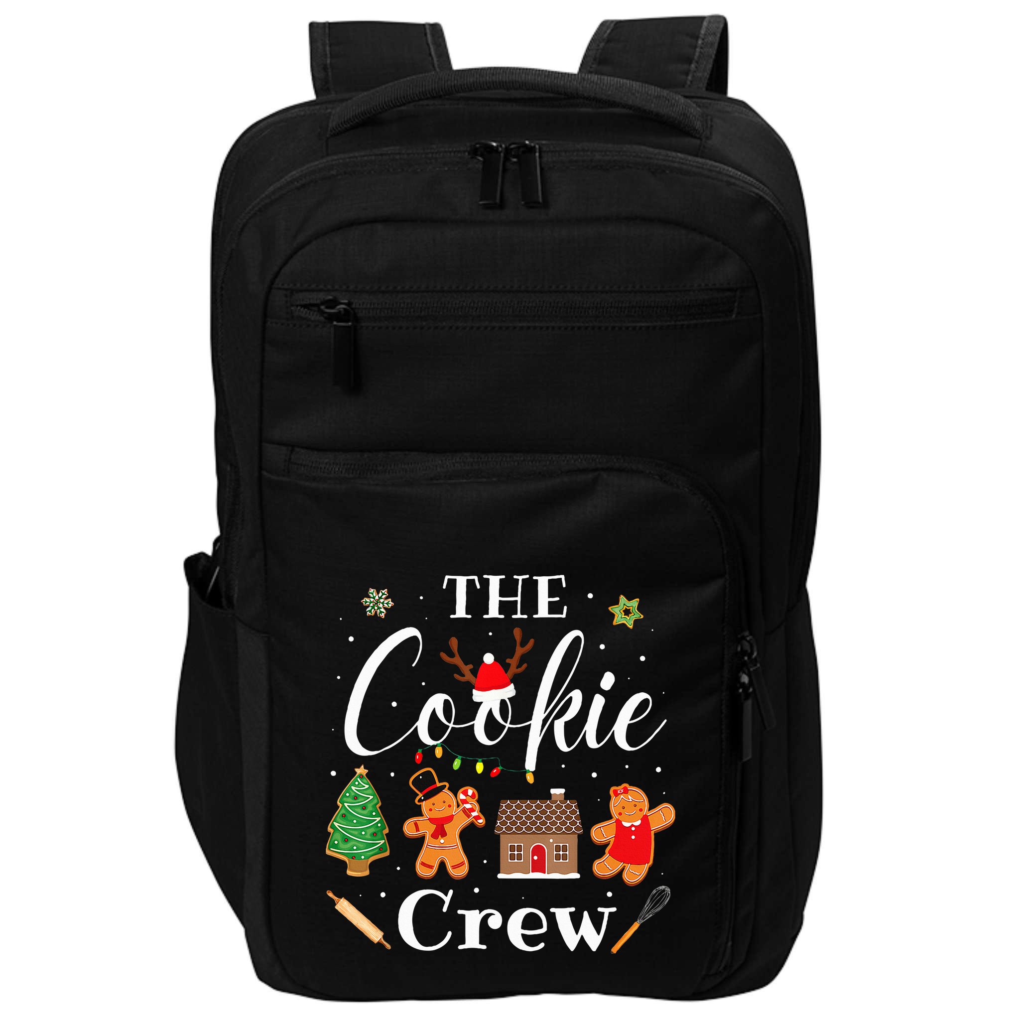 The Cookie Crew Christmas Baking Cookie Lover Impact Tech Backpack