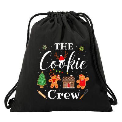 The Cookie Crew Christmas Baking Cookie Lover Drawstring Bag