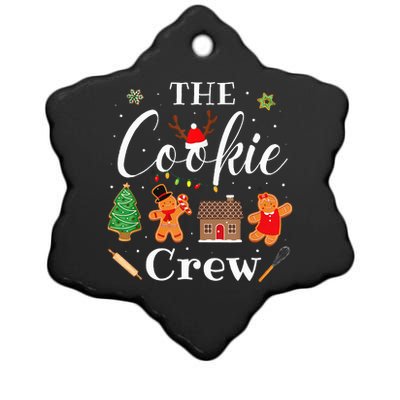 The Cookie Crew Christmas Baking Cookie Lover Ceramic Star Ornament