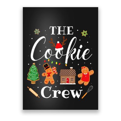 The Cookie Crew Christmas Baking Cookie Lover Poster