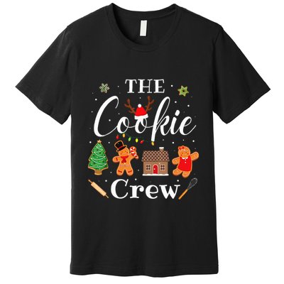The Cookie Crew Christmas Baking Cookie Lover Premium T-Shirt