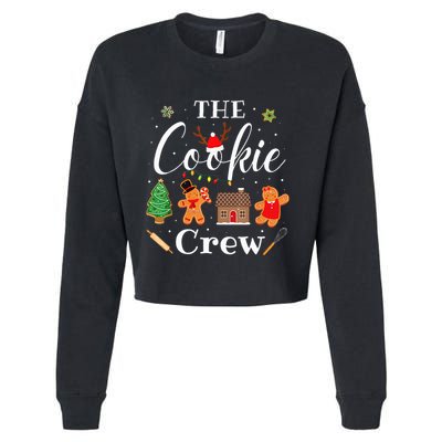 The Cookie Crew Christmas Baking Cookie Lover Cropped Pullover Crew