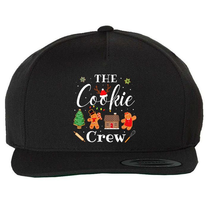 The Cookie Crew Christmas Baking Cookie Lover Wool Snapback Cap