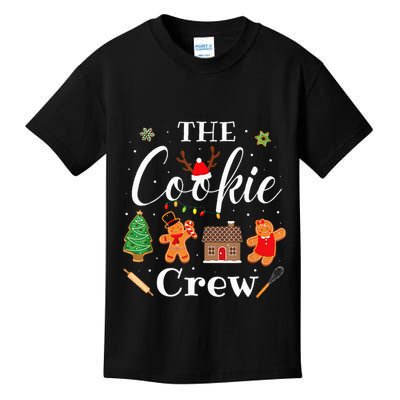 The Cookie Crew Christmas Baking Cookie Lover Kids T-Shirt