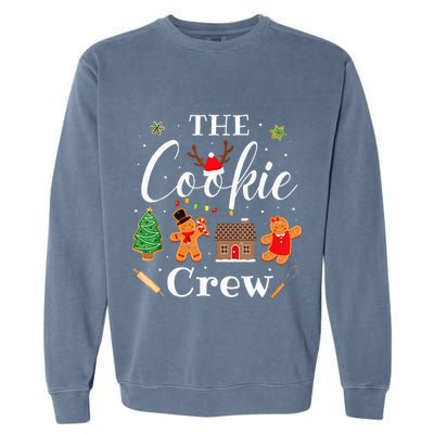 The Cookie Crew Christmas Baking Cookie Lover Garment-Dyed Sweatshirt