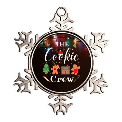 The Cookie Crew Christmas Baking Cookie Lover Metallic Star Ornament