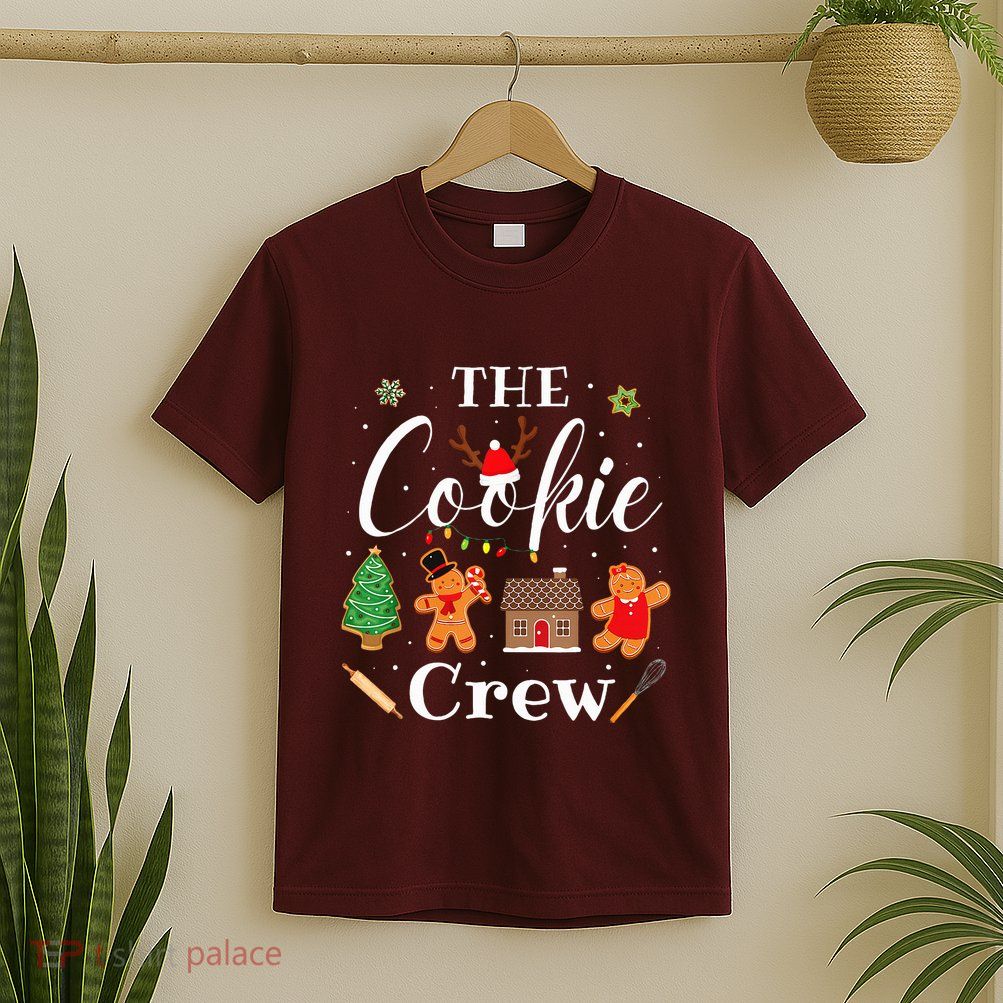 The Cookie Crew Christmas Baking Cookie Lover T-Shirt