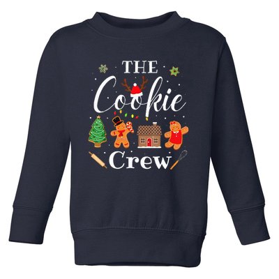 The Cookie Crew Christmas Baking Cookie Lover Toddler Sweatshirt