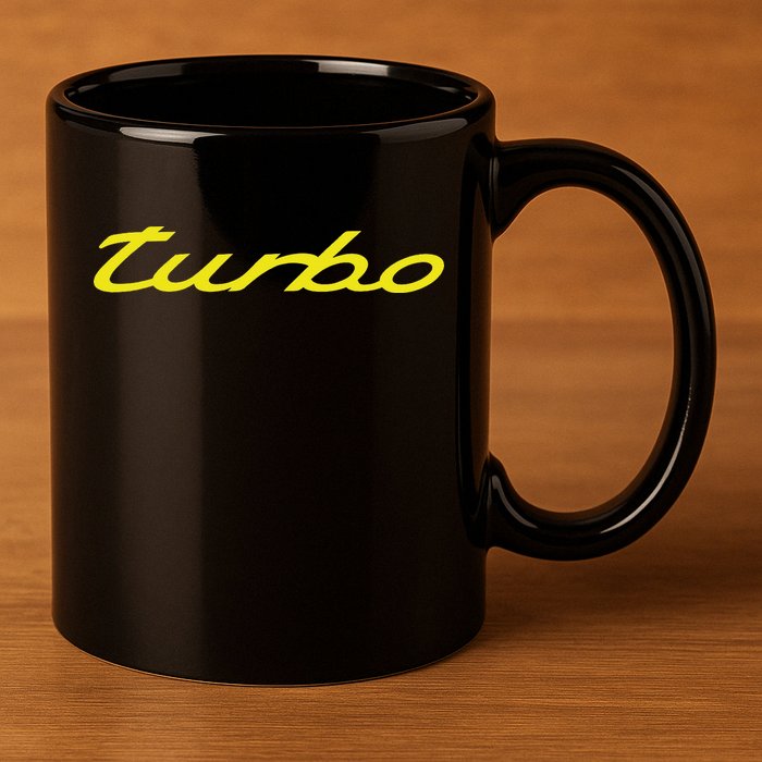 Turbo Cool Car 11oz C Handle Ceramic Mug