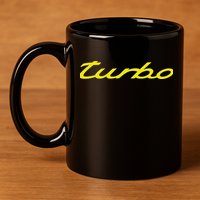 Turbo Cool Car 11oz C Handle Ceramic Mug