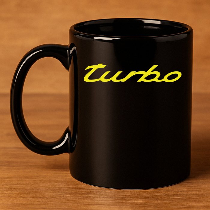 Turbo Cool Car 11oz C Handle Ceramic Mug