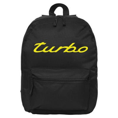 Turbo Cool Car 16 in Basic Backpack