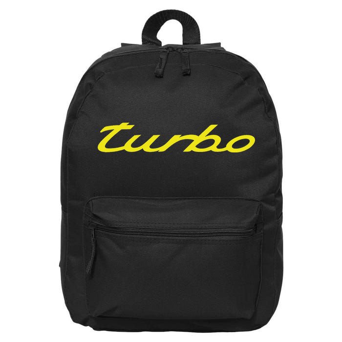 Turbo Cool Car 16 in Basic Backpack