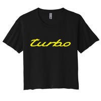 Turbo Cool Car Women's Crop Top Tee