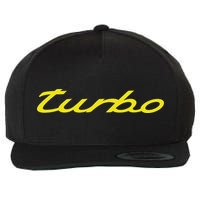 Turbo Cool Car Wool Snapback Cap