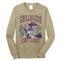 This Childless Cat Lady Ladies Is Voting For Kamala 2024 Long Sleeve Shirt