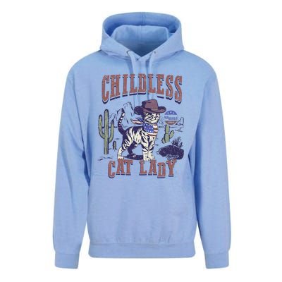 This Childless Cat Lady Ladies Is Voting For Kamala 2024 Unisex Surf Hoodie