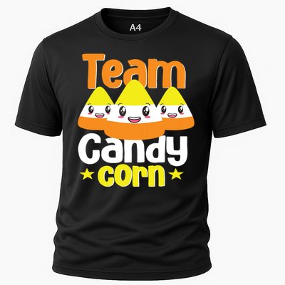 Team Candy Corn Halloween Costume Funny Cooling Performance Crew T-Shirt