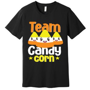 Team Candy Corn Halloween Costume Funny Premium T-Shirt