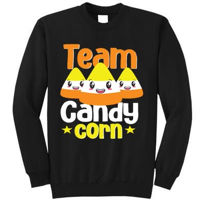 Team Candy Corn Halloween Costume Funny Tall Sweatshirt