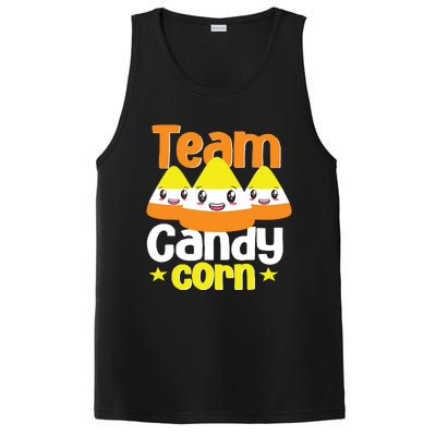 Team Candy Corn Halloween Costume Funny PosiCharge Competitor Tank