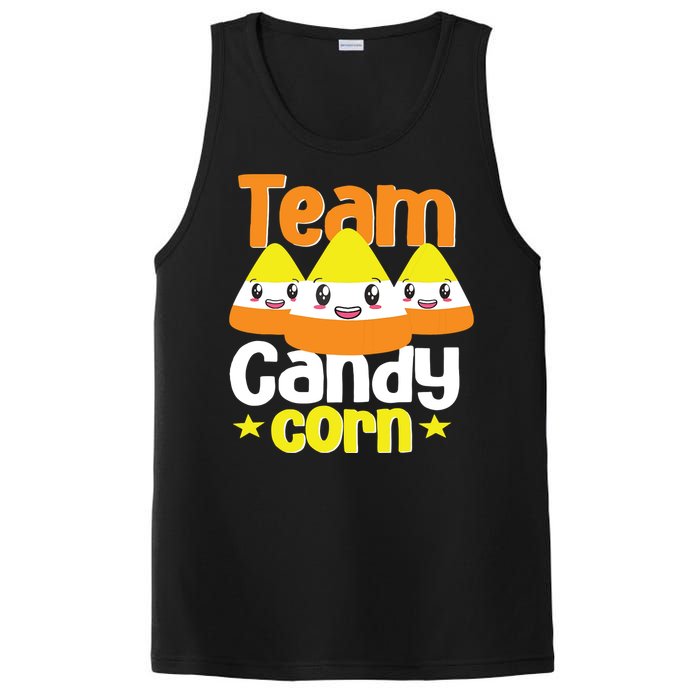 Team Candy Corn Halloween Costume Funny PosiCharge Competitor Tank