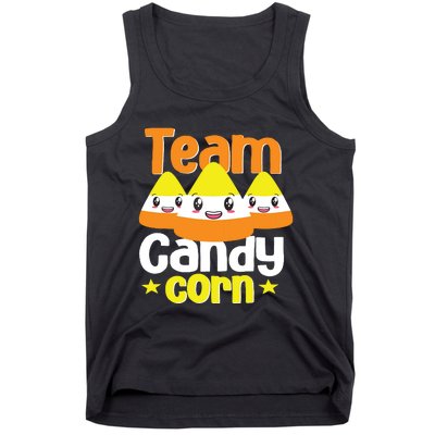 Team Candy Corn Halloween Costume Funny Tank Top