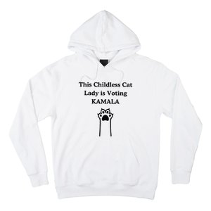 This Childless Cat Lady Is Voting Kamala Hoodie