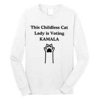 This Childless Cat Lady Is Voting Kamala Long Sleeve Shirt