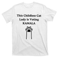 This Childless Cat Lady Is Voting Kamala T-Shirt