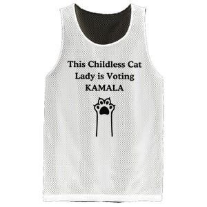 This Childless Cat Lady Is Voting Kamala Mesh Reversible Basketball Jersey Tank