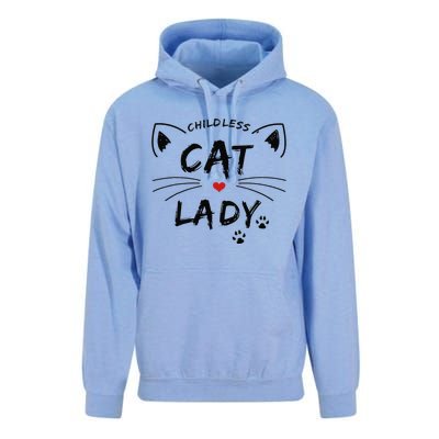 This Childless Cat Lady Ladies Is Voting President Unisex Surf Hoodie