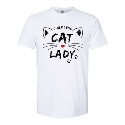 This Childless Cat Lady Ladies Is Voting President Softstyle CVC T-Shirt