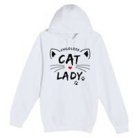 This Childless Cat Lady Ladies Is Voting President Premium Pullover Hoodie