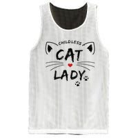 This Childless Cat Lady Ladies Is Voting President Mesh Reversible Basketball Jersey Tank