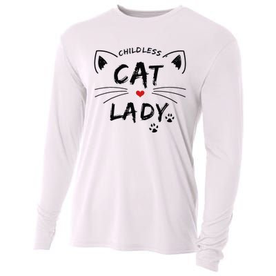 This Childless Cat Lady Ladies Is Voting President Cooling Performance Long Sleeve Crew