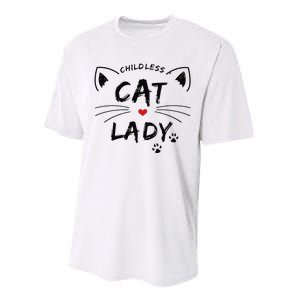 This Childless Cat Lady Ladies Is Voting President Performance Sprint T-Shirt