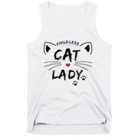 This Childless Cat Lady Ladies Is Voting President Tank Top