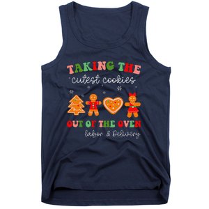 Taking Cutest Cookies Out Of The Oven Christmas L&D Nurse Tank Top