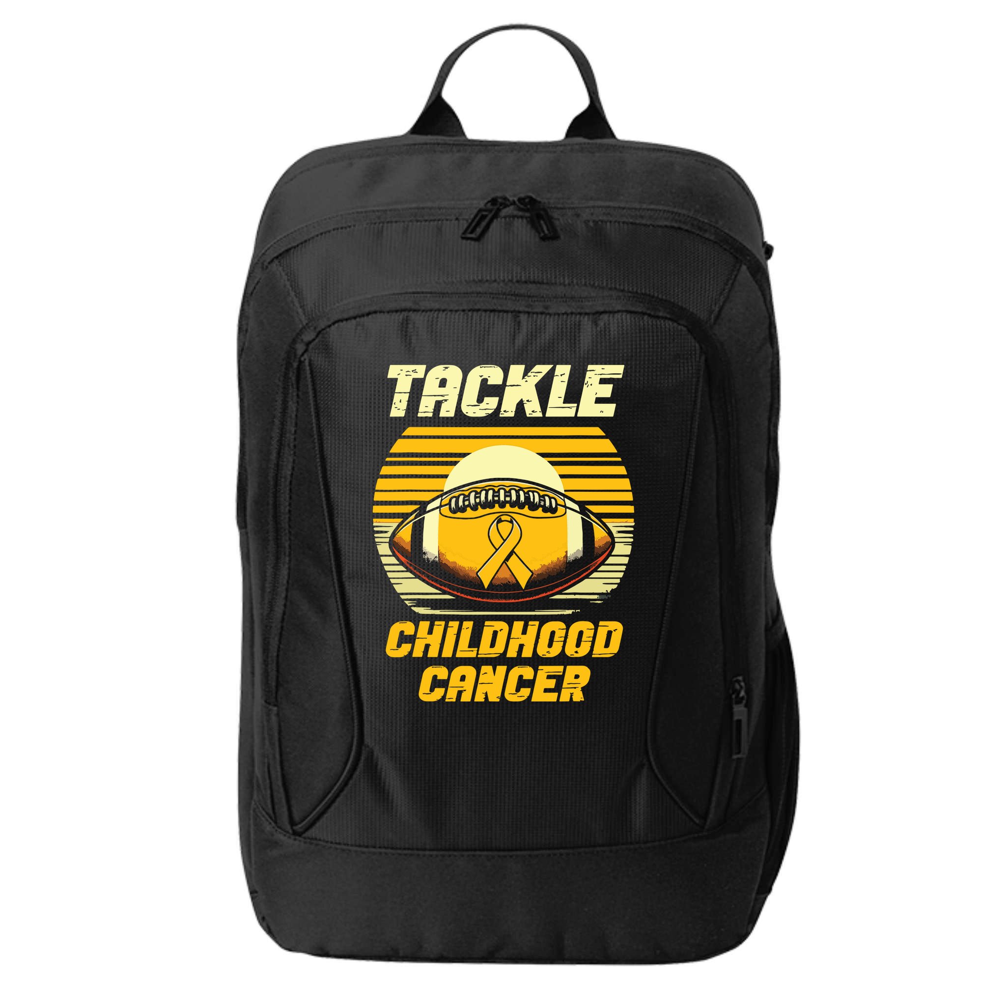 Tackle Childhood Cancer Awareness City Backpack
