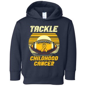 Tackle Childhood Cancer Awareness Toddler Hoodie