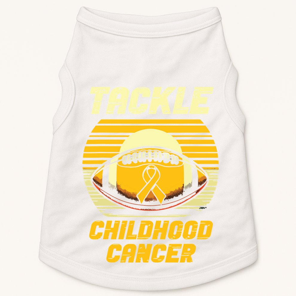 Tackle Childhood Cancer Awareness Doggie Tank
