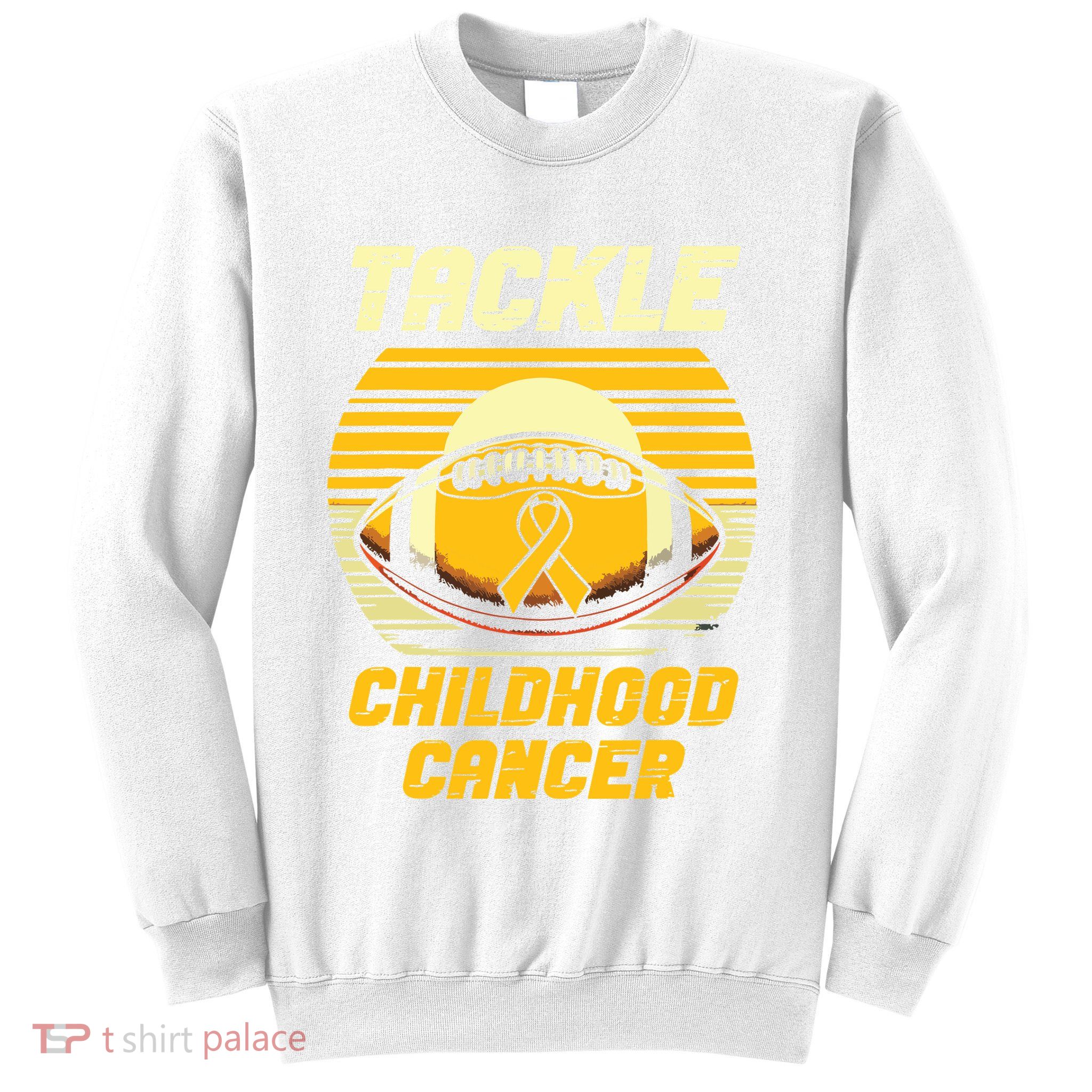 Tackle Childhood Cancer Awareness Sweatshirt