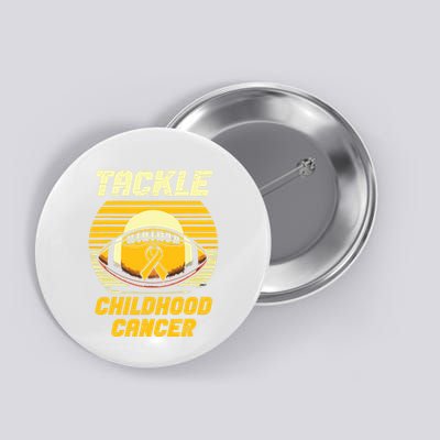 Tackle Childhood Cancer Awareness Button