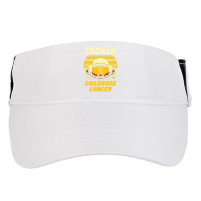 Tackle Childhood Cancer Awareness Adult Drive Performance Visor