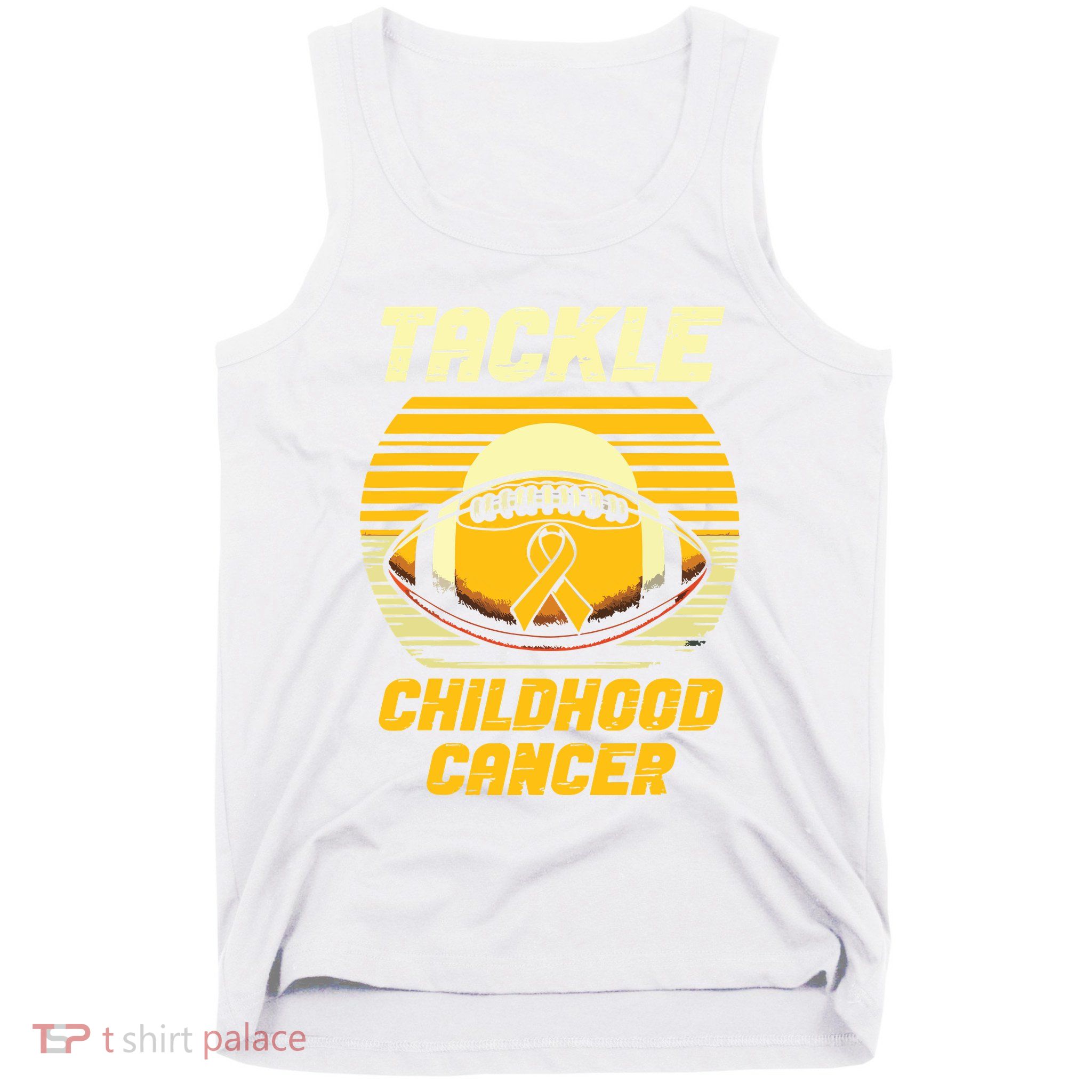 Tackle Childhood Cancer Awareness Tank Top