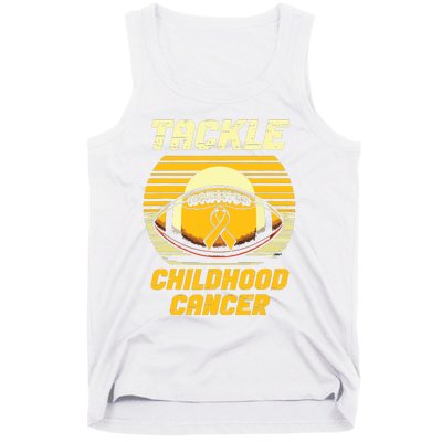 Tackle Childhood Cancer Awareness Tank Top