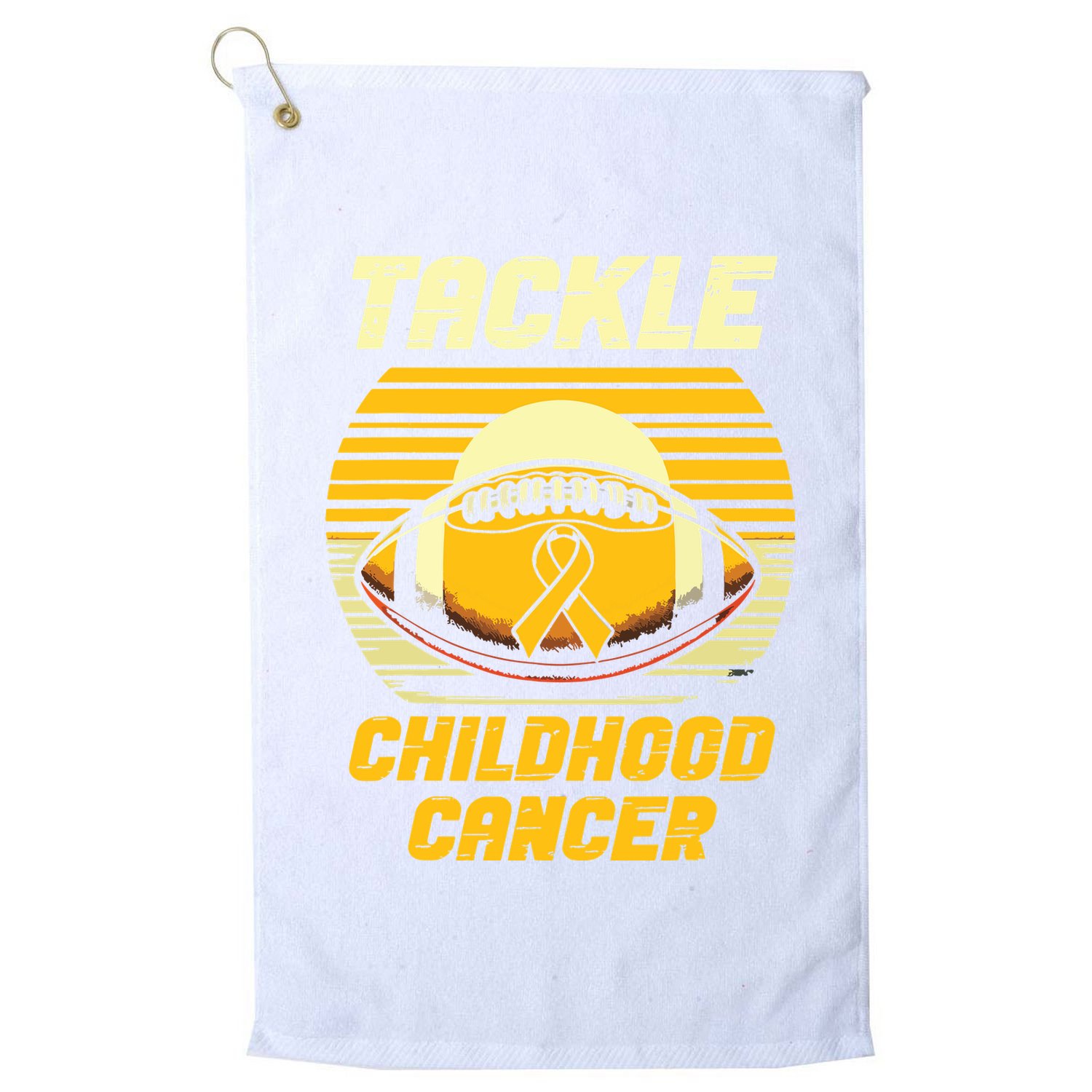 Tackle Childhood Cancer Awareness Golf Towel