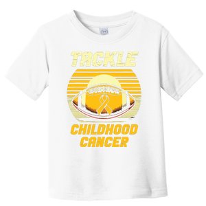 Tackle Childhood Cancer Awareness Toddler T-Shirt