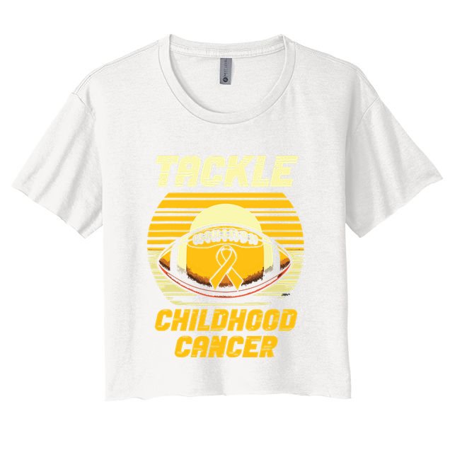 Tackle Childhood Cancer Awareness Crop Top